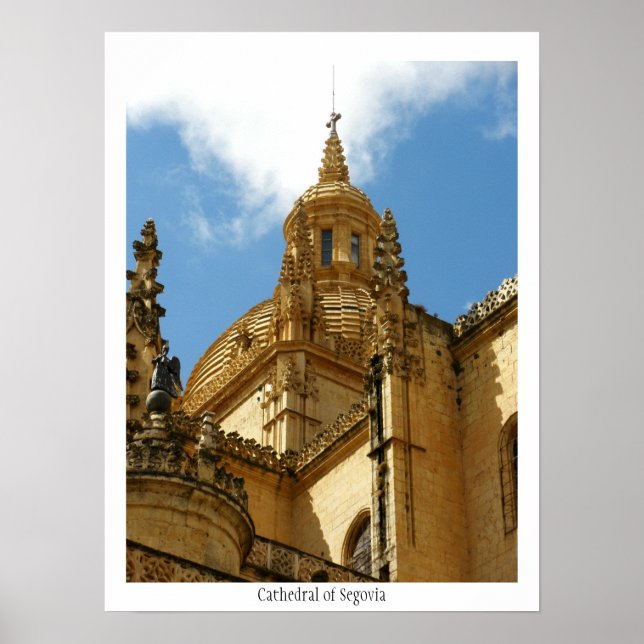 Catedral de Segóvia Poster (Frente)