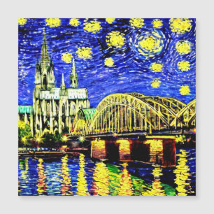 Catedral de Starry Night Cologne Alemanha