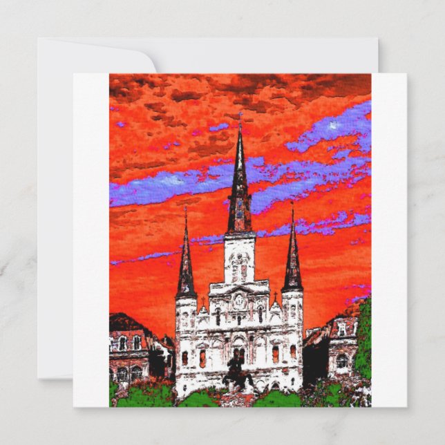 Catedral, Nova Orleans, Cores Fauvist (Frente)