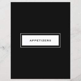 Categoria de Receita | Aperitivos | Preto e Branco