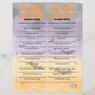 Categorias dispersas - Halloween Edition Parte II