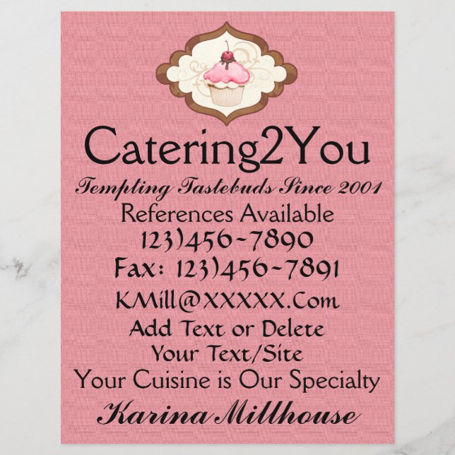 Catering Business Flyer - SRF (Frente)