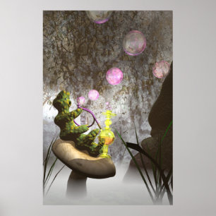 Caterpillar e o poster do cachimbo de água