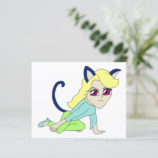 catgirl chibi (Em pé/Frente)