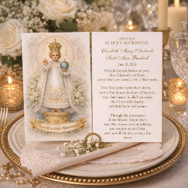 Catholic Wedding Prayer Card Betrothal 