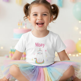 Caticorn Cat Meow-Gical Girl name T-Shirt