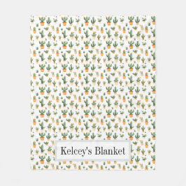 Cato de vaso no cobertor branco da boca