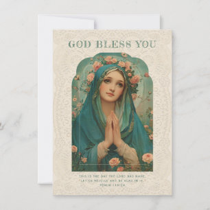 Católica Mary Religiosa Vintage
