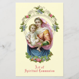 Católica Religiosa Comunhão Espiritual Mary Jesus