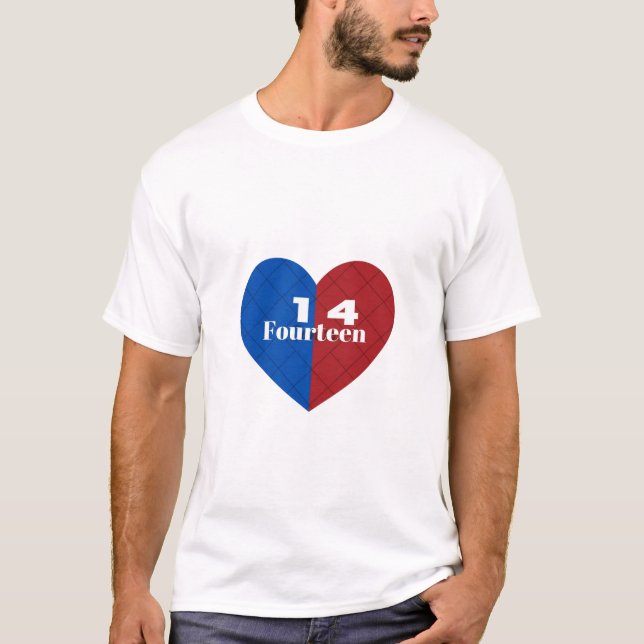 Catorze camisetas inspiradas na numerologia (Frente)