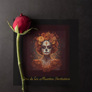 Catrina Marigold Personalizada Día de los Muertos