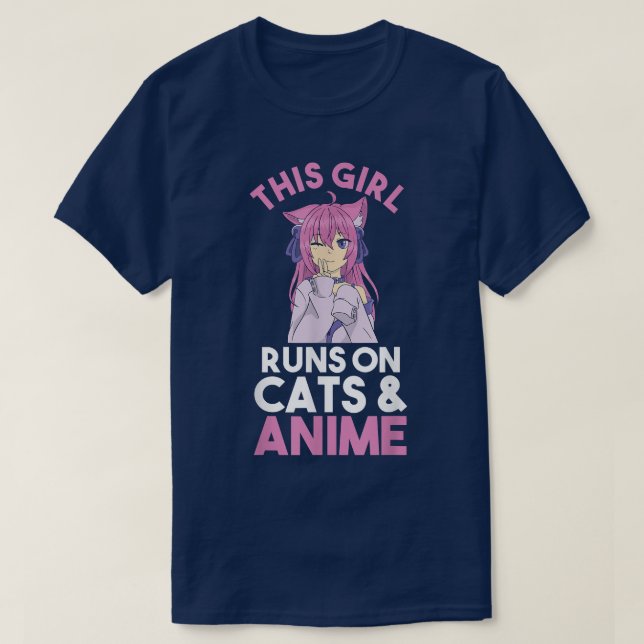 Cats Anime T-Shirt Copy Copy (Frente do Design)