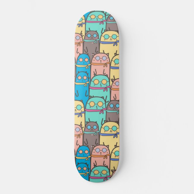 Cats Love Skateboard (Frente)