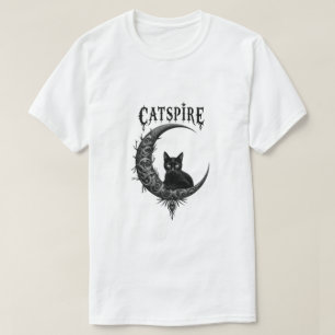 CATSPIRE: Lua Gótica e Design de Camisa de Gato
