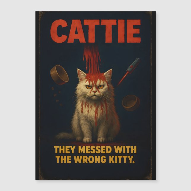 CATTIE – Paródia Divertida de Gato de Terror (Frente)