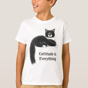 Cattitude é tudo caçoa o t-shirt