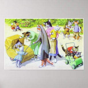 CATWALKS: Twice the Trouble Poster Art Semigloss