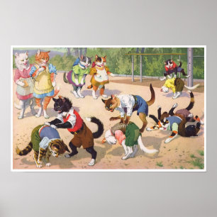 CATWALKS: Um Jogo Selvagem de Arte Poster Salta-Sa