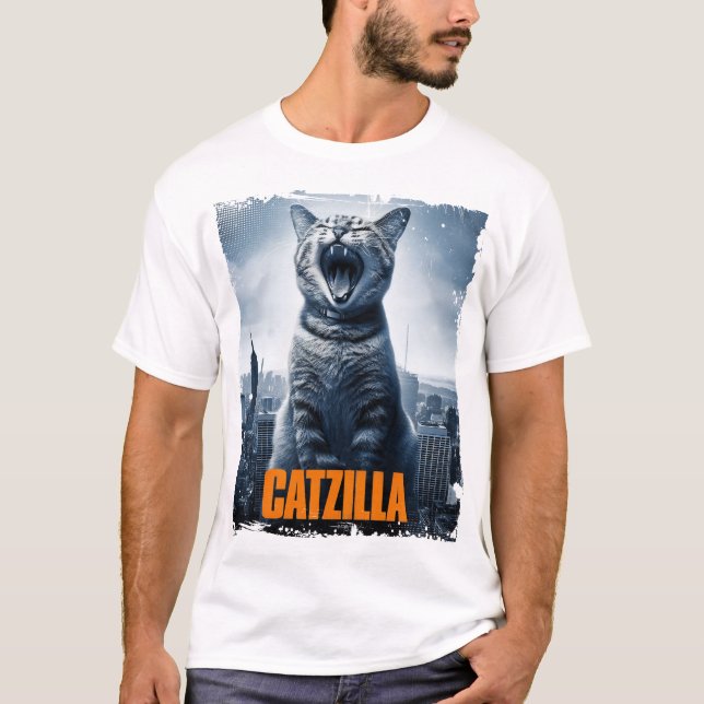 Catzilla Basic Relaxed Men's T-Shirt (Frente)