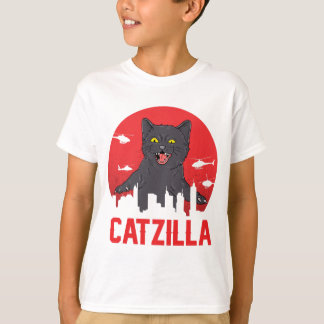 Catzilla & Black Cat City - Designs de camisetas