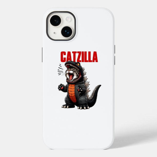 Catzilla - Engraçado Cat Godzilla Mashup (Verso)