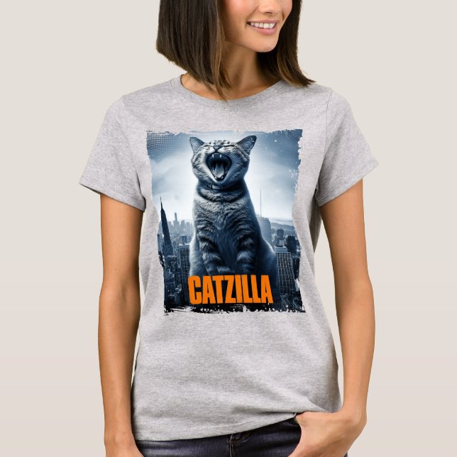 Catzilla Relaxe T-Shirt (Frente)