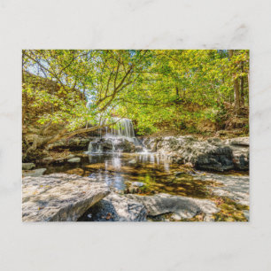 Caudal De Tanyard Creek No Cartão Postal De Queda