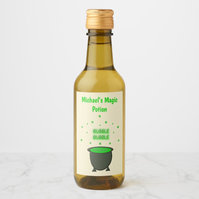 Cauldron e Bubbling Green Brew Halloween Personali (Frente)