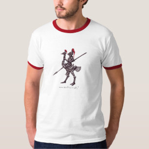 Cavaleiro legal no t-shirt da arte gráfica da