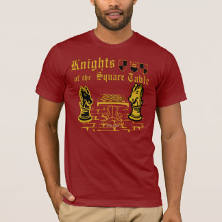 Cavaleiros da mesa quadrada, t-shirt adulto