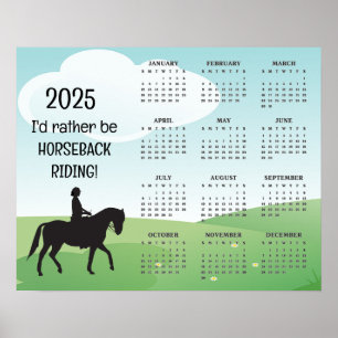 Cavalgada Poster de Calendário 2025