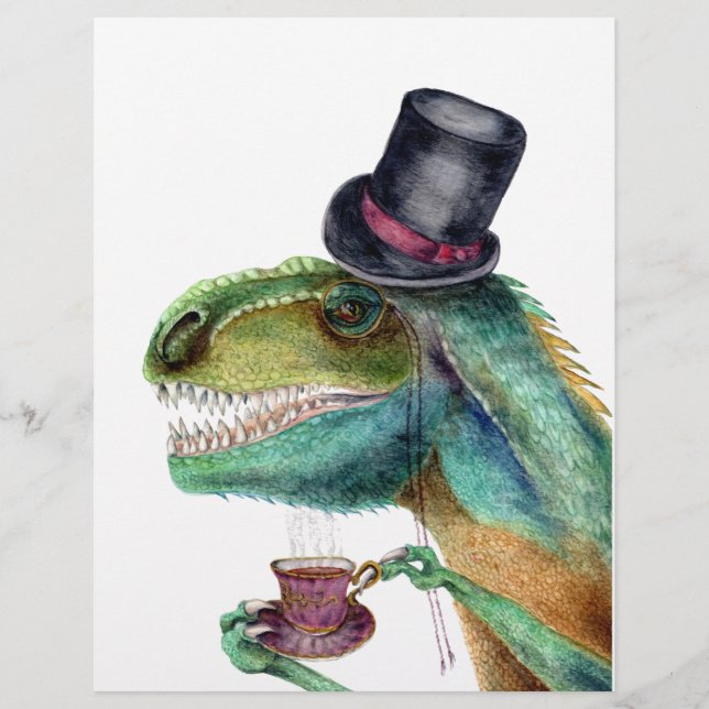 Cavalheiro vitoriano Tyrannosaurus Rex (Frente)