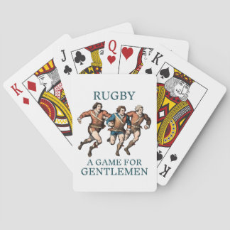 Cavalheiros do Rugby - Cartas de Baralho