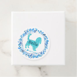 Cavalier Gift Tag – Etiqueta de Presente Azul Past