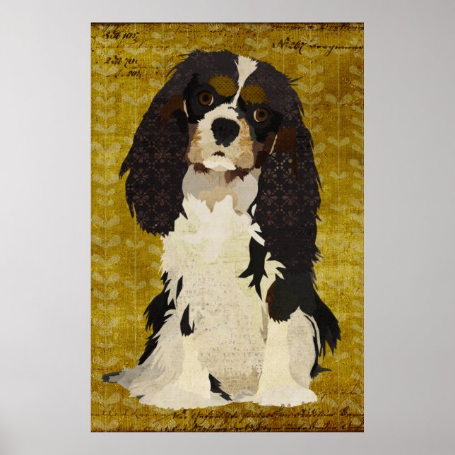 Cavalier King Charles Art Poster (Frente)