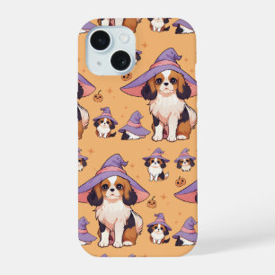 Cavalier King Charles chapéu de bruxa pastel hallo