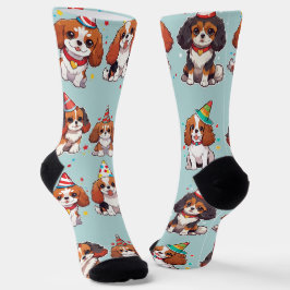 Cavalier King Charles Pastel Birthday