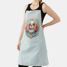 Cavalier King Charles Pastel Cutando Arte