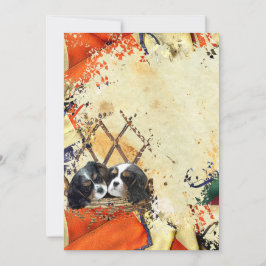 Cavalier King Charles Spaniel Flat Cartões de agra