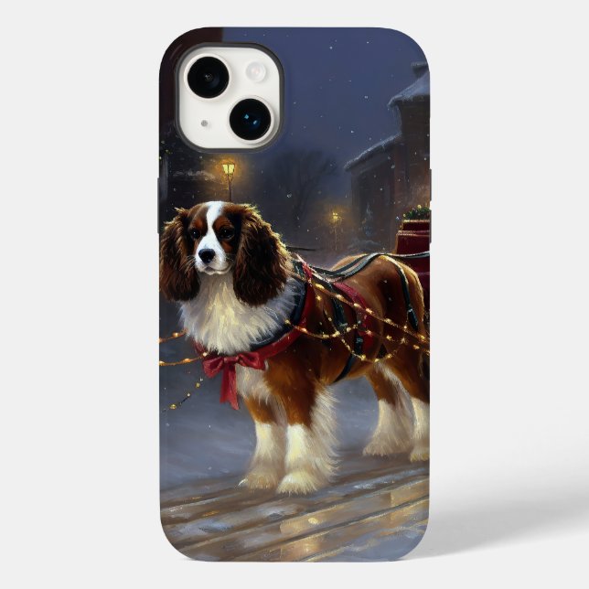 Cavalier King Charles Spaniel Natal Festivo (Verso)