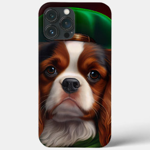 Cavalier King Charles Spaniel no Dia de São Patríc