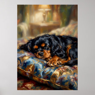 Cavalier King Charles Spaniel Poster de Dormir | O