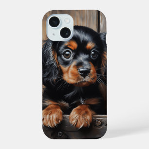 Cavalier preto e bronzeado