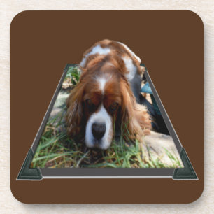 Cavalier Spaniel Popout Art, Porta copos