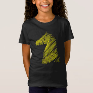 Cavalo Abstrato – Camiseta de Arte Minimalista em