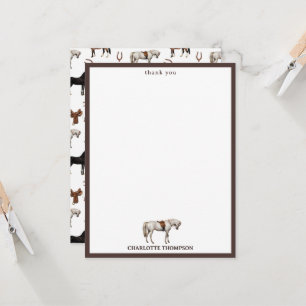 Cavalo Aquarela Ferradura Selas Para Crianças
