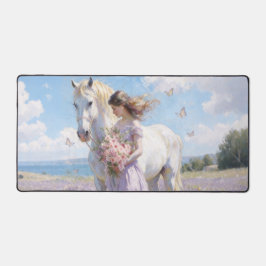 Cavalo Branco à Beira-Mar e Óleo sobre Tela da Don