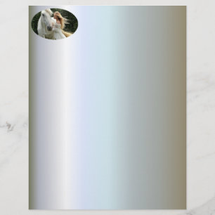 Cavalo Branco e Garota