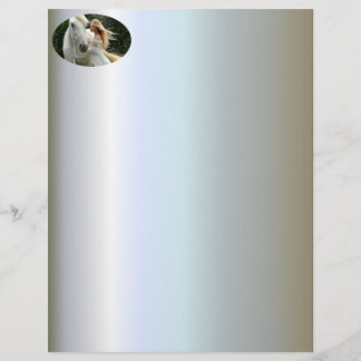 Cavalo Branco e Garota