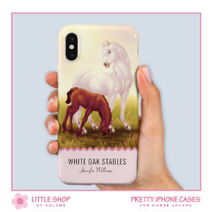 Cavalo Branco e Potro Personalizáveis